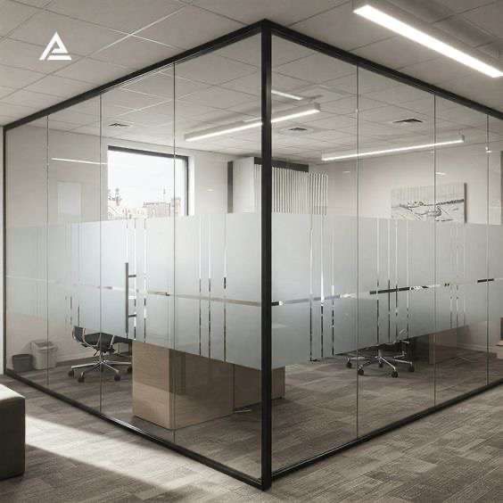 Glass partitions